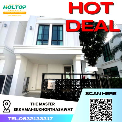 เช่าบ้านเดี่ยว บุญถาวร เกษตรนวมินทร์ : #R4782 ให้เช่าบ้าน The Master Ekkamai-Sukhonthasawat