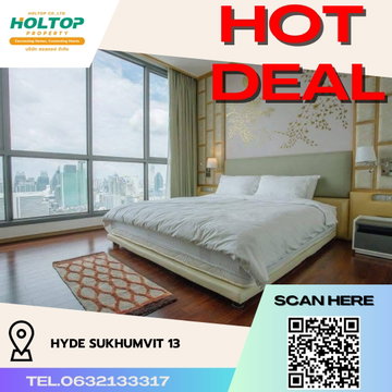 #R4820  ให้เช่าคอนโด Hyde Sukhumvit 13