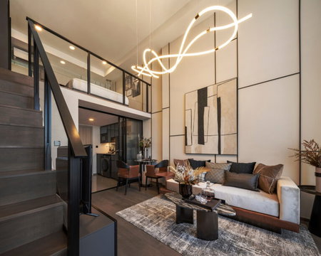 Duplex 1 Bed Good View & Good Location Luxury Condo Good Location Close to MRT Sam Yan @ Park Origin Chula Samyan