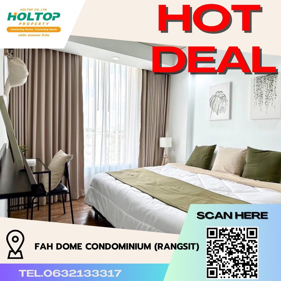 รูป #R4816 ให้เช่าคอนโด Fah Dome Condominium (Rangsit) - รูปที่ 1/10