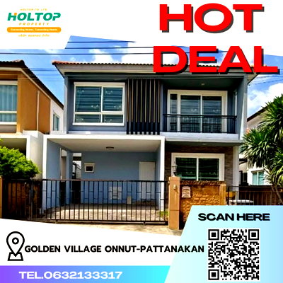 เช่าบ้านเดี่ยว ถนนสุขุมวิท : #R4798 ให้เช่าบ้าน Golden Village Onnut-Pattanakan 