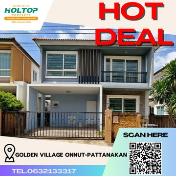 #R4798  House for rent Golden Village Onnut-Pattanakan 