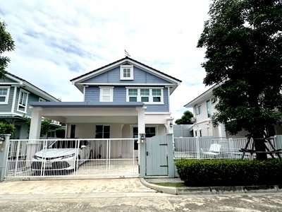 Houses for rent Samut Prakarn : House for rent Chaiyapruek Bangna Km.7, ready to move in. If interested, contact Line @goodmanpro or call 0999029192.