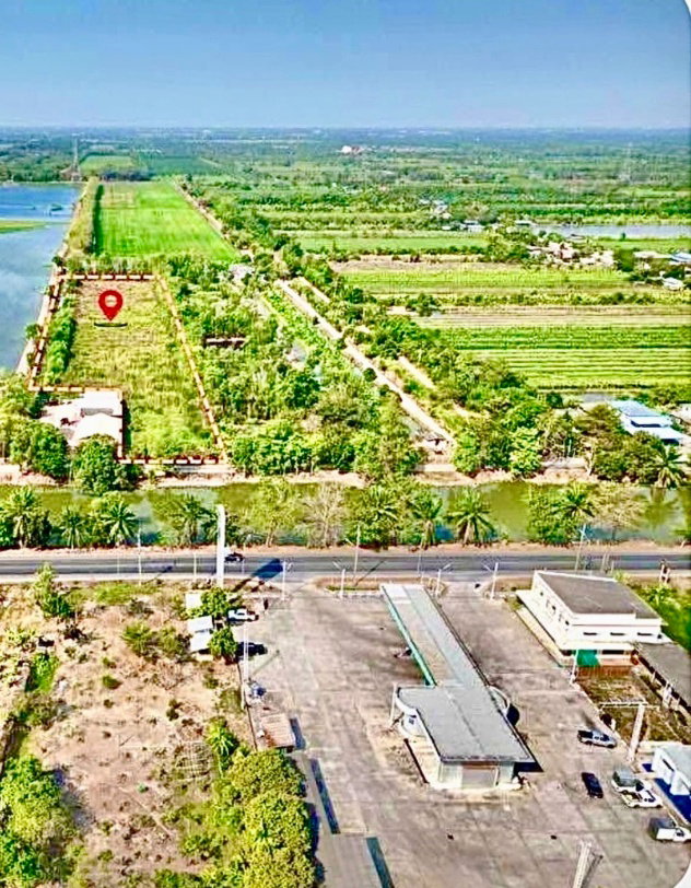 รูป ขายที่ดินคลอง 10 หนองเสือ ติดถนนใหญ่ 10ไร่ วาละไม่ถึง 3,500บาท - รูปที่ 3/5
