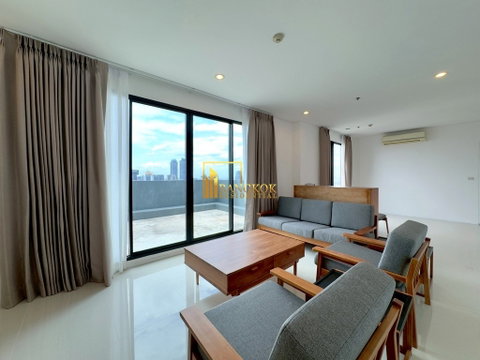 Villa Asoke - Renovated 3 Bedroom Condo For Rent Near MRT - BR60353CD