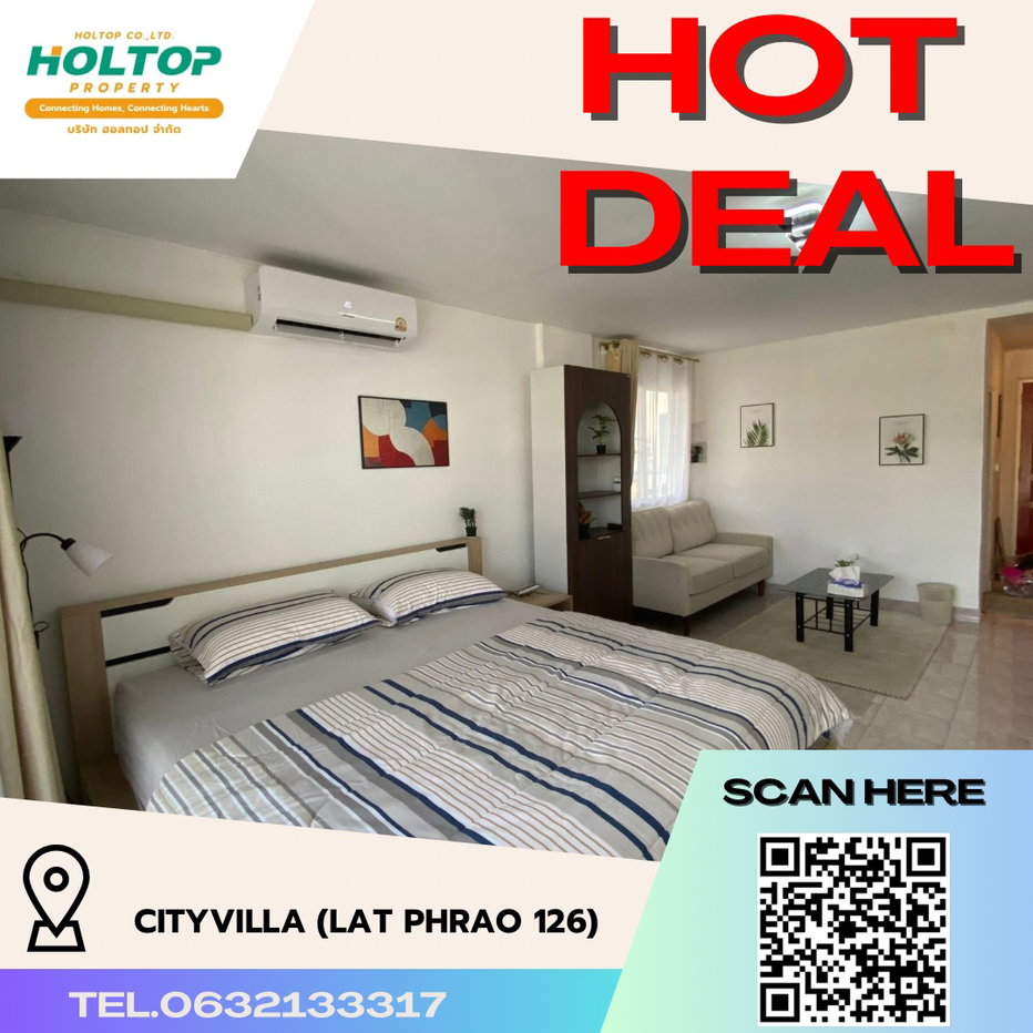 รูป #R4828 ให้เช่าคอนโด cityvilla (Lat Phrao 126) - รูปที่ 1/12