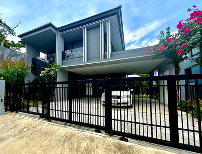 บ้านเดี่ยวให้เช่า : Setthasiri Krungthep Kreetha 2 Single House  บ้านเดี่ยว เศรษฐสิริ กรุงเทพกรีฑา 2 ขนาด 4 นอน 4 น้ำ 336 ตรม        Line : @apopplace