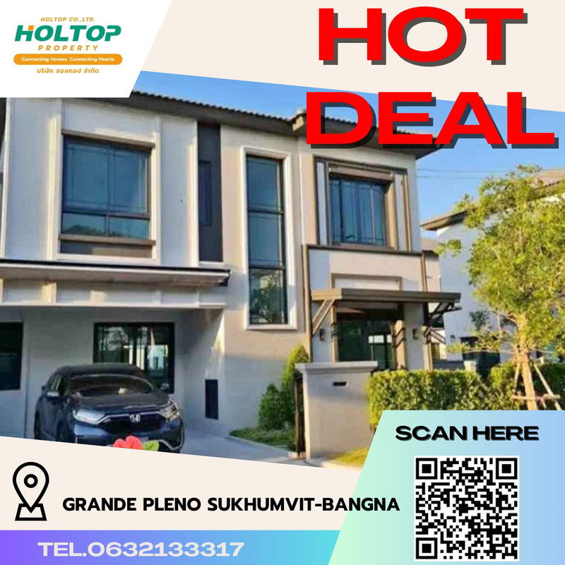Houses for rent : #R4881 House for rent Grande Pleno Sukhumvit-Bangna