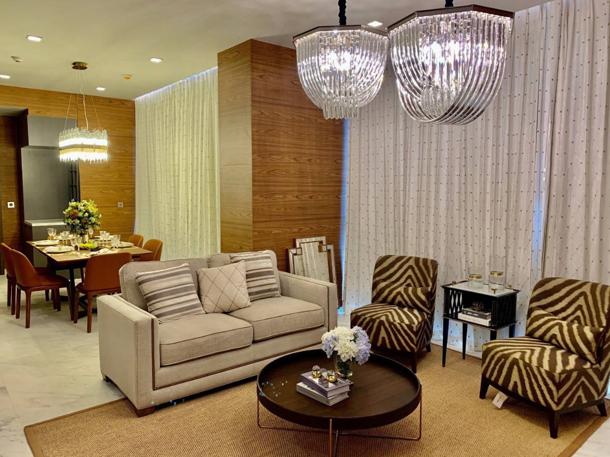 รูป ♦Modern Luxury♦ ชั้น 5+ 125.20 ตร.ม. 2 ห้องนอน | คอนโดใกล้ เจ อเวนิว ทองหล่อ 2 นาที, BTS ทองหล่อ 5 นาที, ดองกิ มอลล์ 7 นาที - รูปที่ 1/11