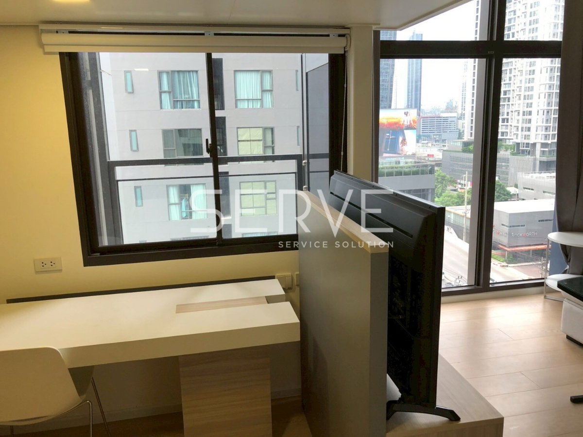 รูป 🔥ห้อง Duplex 1นอน เฟอร์จัดเต็ม ห้องแต่ครบ ชั้นสูง คอนโดทำเลดีมาก ใกล้ MRT พระราม 9 @ Chewathai Residence Asoke  - รูปที่ 3/8