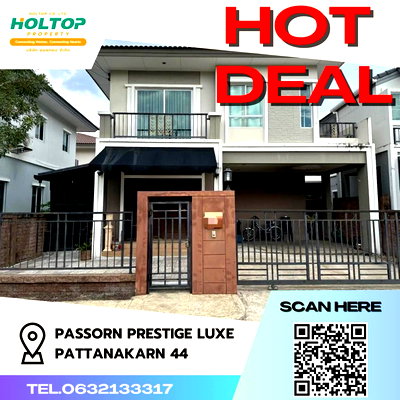บ้านเดี่ยวให้เช่า : #Z1105 ให้เช่าบ้าน Passorn Prestige Luxe Pattanakarn 44 