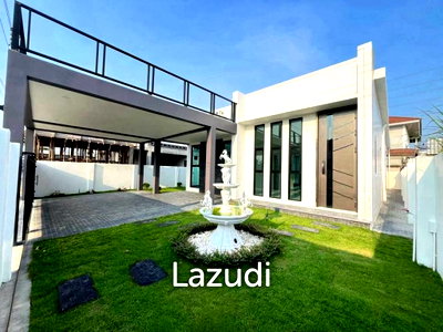 บ้านเดี่ยว หนองปรือ ชลบุรี : 3 Beds 4 Baths 123 SQ.M. Modern House In Siam Country Club
