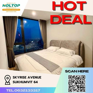 #Z1139 ให้เช่าคอนโด Skyrise Avenue Sukhumvit 64
