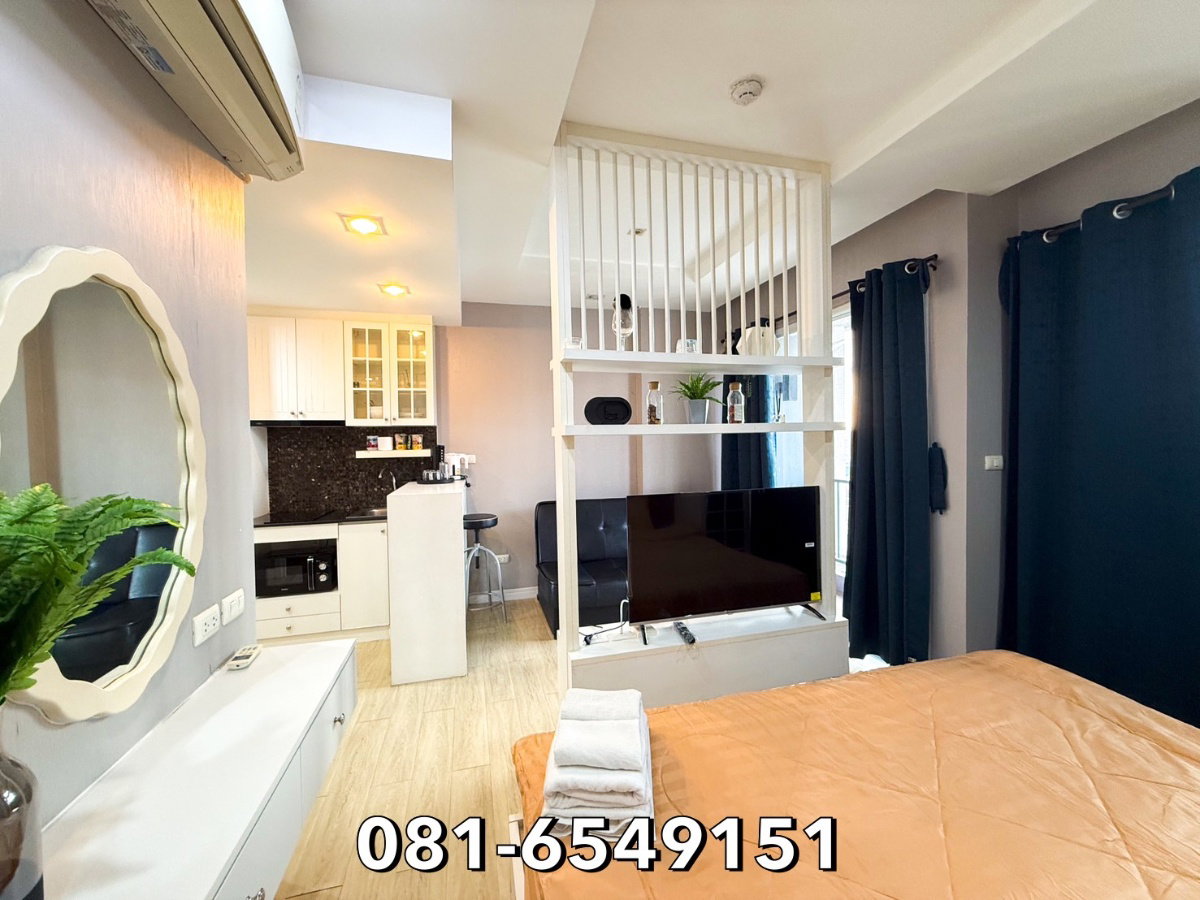 รูป ขายคอนโดวิวทะเล บางแสน The Patio อาคารA  ใกล้มหาวิทยาลัยบูรพา 081-654-9151 - รูปที่ 5/12