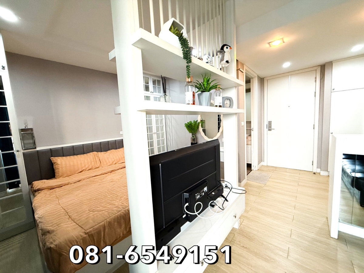 รูป ขายคอนโดวิวทะเล บางแสน The Patio อาคารA  ใกล้มหาวิทยาลัยบูรพา 081-654-9151 - รูปที่ 8/12