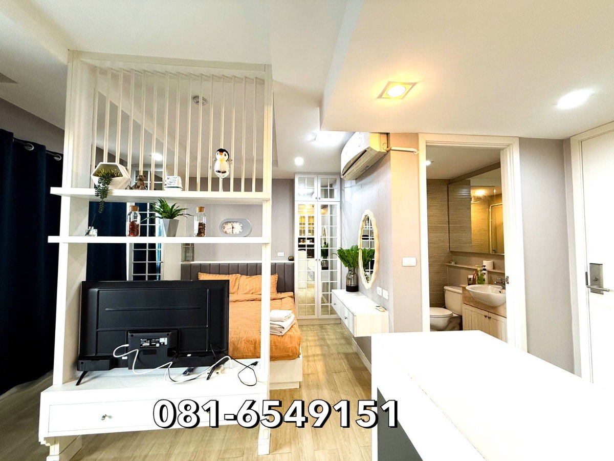 รูป ขายคอนโดวิวทะเล บางแสน The Patio อาคารA  ใกล้มหาวิทยาลัยบูรพา 081-654-9151 - รูปที่ 4/12