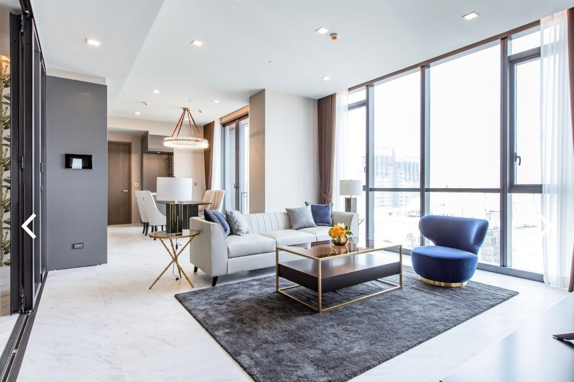 รูป ♦ Nice Decoration ♦ ชั้นสูง 20+ 125.00 ตร.ม. | 2 ห้องนอน | คอนโดใกล้ เจ อเวนิว ทองหล่อ 2 นาที, BTS ทองหล่อ 5 นาที, ดองกิ มอลล์ 7 นาที - รูปที่ 4/9