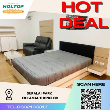 #S4031 For Rent Supalai Park Ekkamai-Thonglor