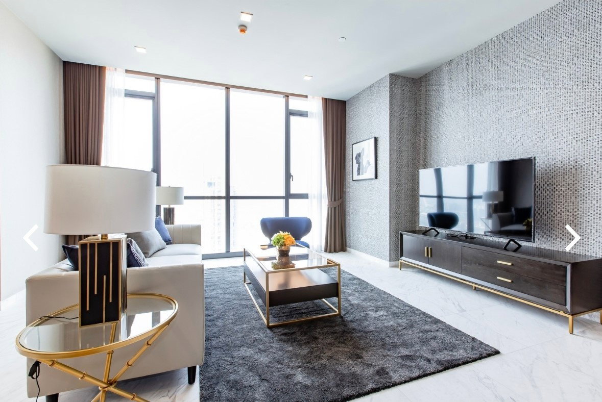 รูป ♦ Nice Decoration ♦ ชั้นสูง 20+ 125.00 ตร.ม. | 2 ห้องนอน | คอนโดใกล้ เจ อเวนิว ทองหล่อ 2 นาที, BTS ทองหล่อ 5 นาที, ดองกิ มอลล์ 7 นาที - รูปที่ 1/9