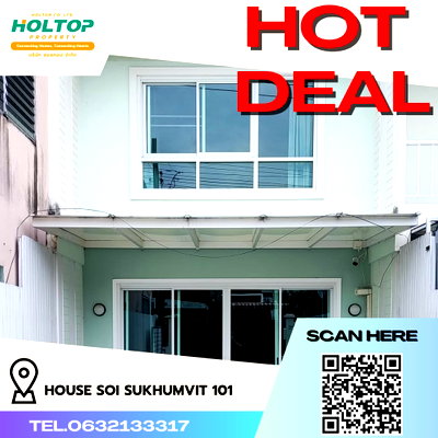 Townhouses for rent วิทยาลัยดุสิตธานี : #R4890 Condo for rent Soi Sukhumvit 101