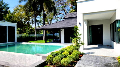 บ้านเดี่ยว วิทยาลัยเทคโนโลยีสยาม : Ph0440 ขายพูลวิลล่า ในหมู่บ้านล้านนาไพเนอรี่โฮม 5 นอน 8 น้ำ 143 ตรว. ขาย 14.5 ลบ.