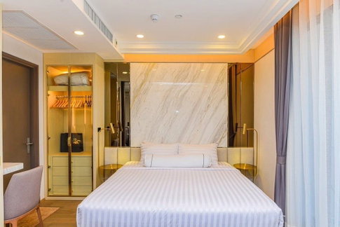 P1047 Condo for rent Ashton Chula-Silom, beautifully decorated room, fully furnished, ready to move in immediately, special price.