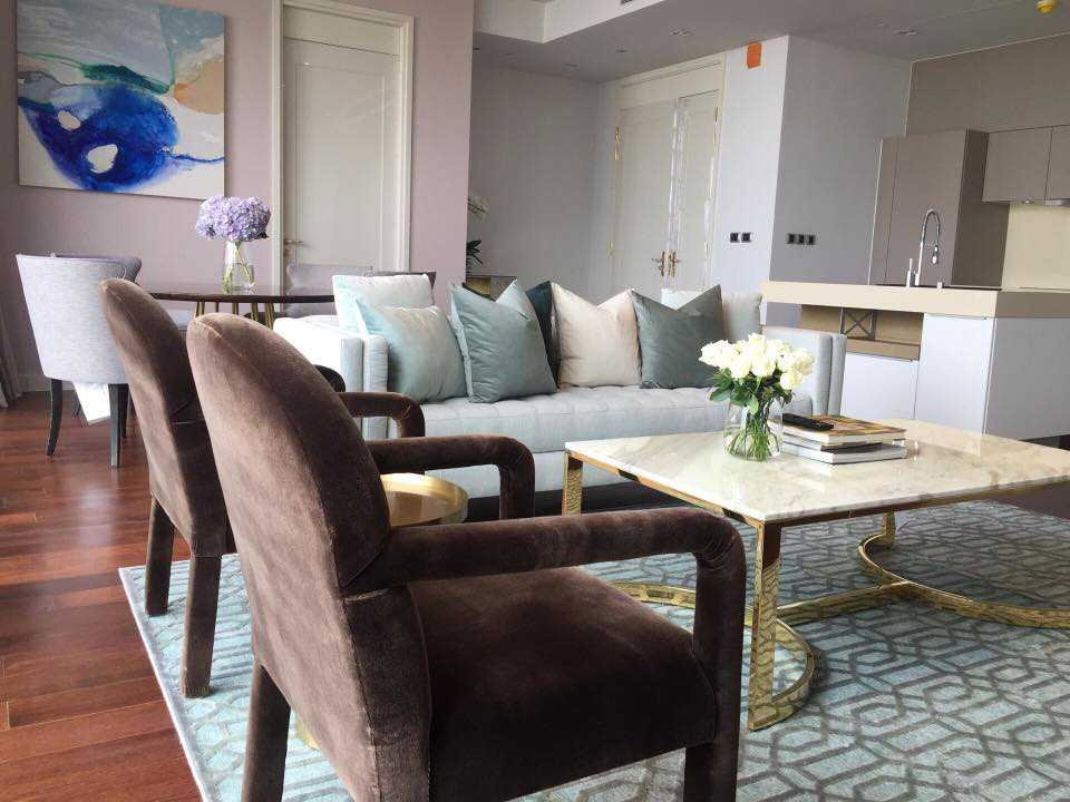 รูป ♦ Luxury style ♦ ชั้น 10+ | 2 ห้องนอน 127 ตร.ม. | ใกล้ BTS พร้อมพงษ์ 110 ม., เอ็มควอเทียร์ 260 ม., เอ็มโพเรียม 260 ม. - รูปที่ 5/15
