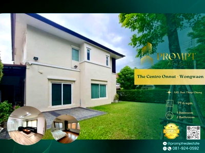 Houses for sale Suwannaphum International Airport : ST12906 - The Centro Onnut - Wongwaen