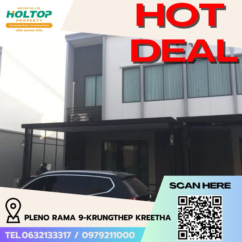 Townhouses for rent : #R4962 Condo for rent Pleno Rama 9-Krungthep Kreetha