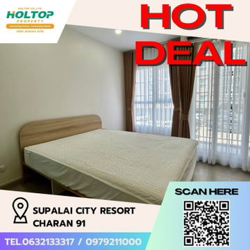 #Z1238 ให้เช่าคอนโด Supalai City Resort Charan 91