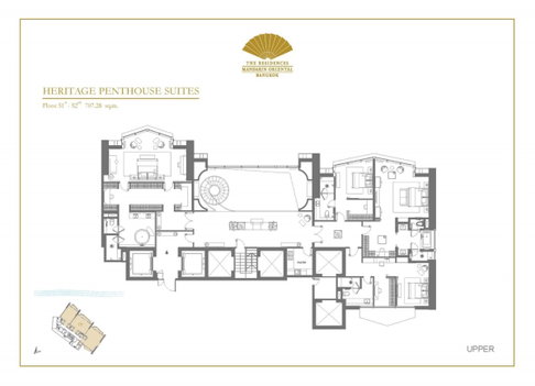 ❖ Penthouse Panoramic view ❖ ชั้น 50+ วิวแม่น้ำเจ้าพระยา | 4 ห้องนอน 8 ห้องน้ำ 709.00 ตร.ม. | คอนโดติดแม่น้ำเจ้าพระยา, Icon siam, BTS เจริญนคร