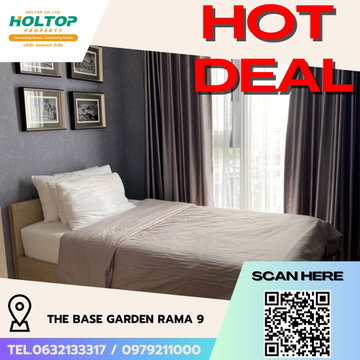 #R4965 ให้เช่าคอนโด THE BASE Garden Rama 9