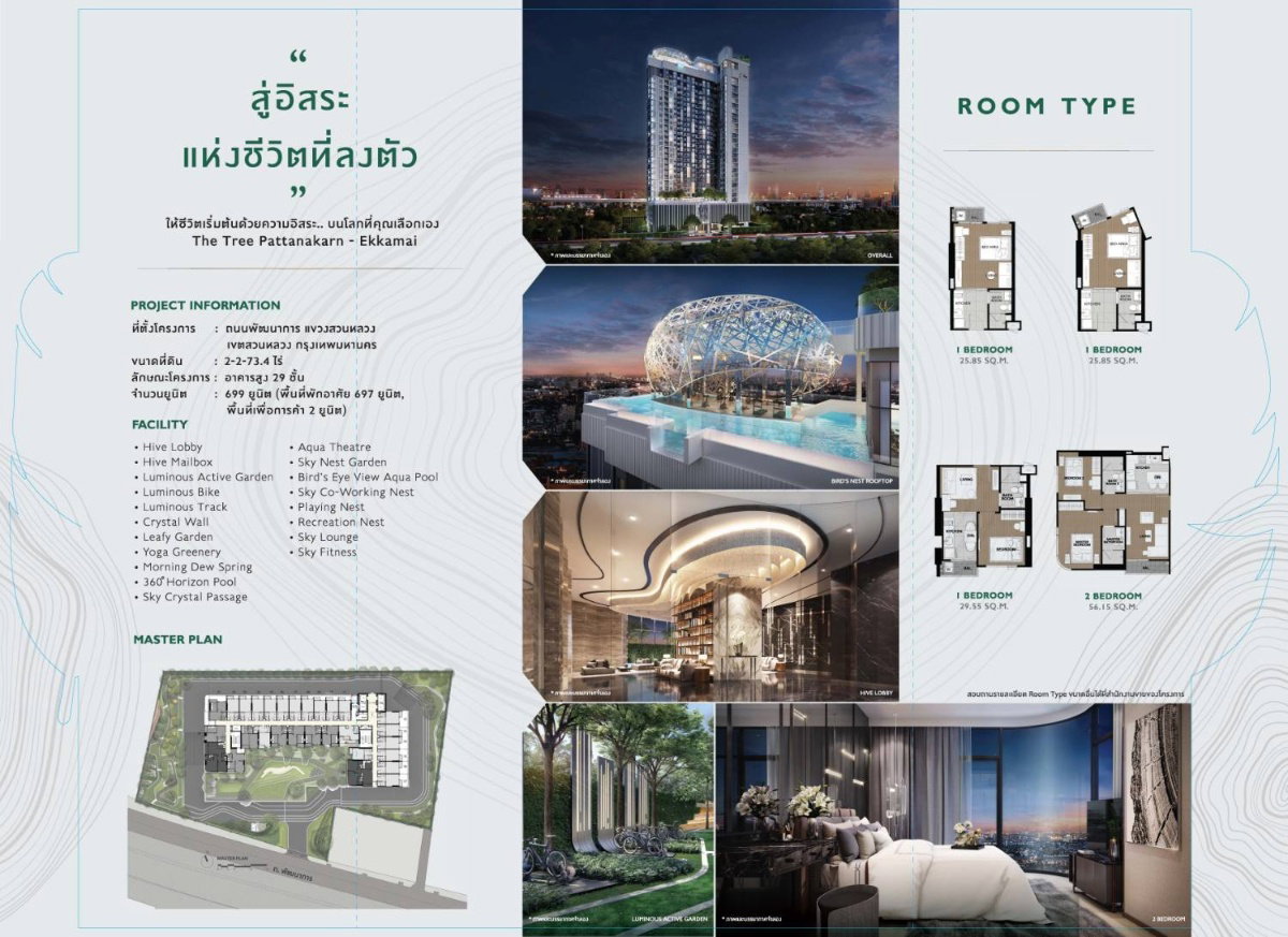 รูป ขายคอนโด The Tree พัฒนาการ-เอกมัย 2 ห้องนอน 2 ห้องน้ำ (เจ้าของขายเอง) - รูปที่ 14/14