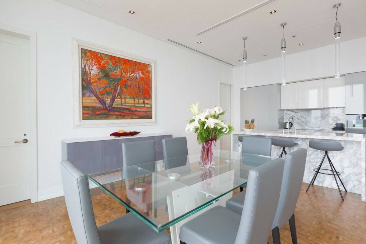 รูป ♦ Nice Decoration ♦ ชั้น 30++ 150.50 ตร.ม. | 2 ห้องนอน ตกแต่งครบ | ใกล้ BTS ช่่องนนทรี 2 นาที, คิง เพาเวอร์ มหานคร 3 นาที, ตรีนิตีมอลล์ 3 4 นาที - รูปที่ 9/12