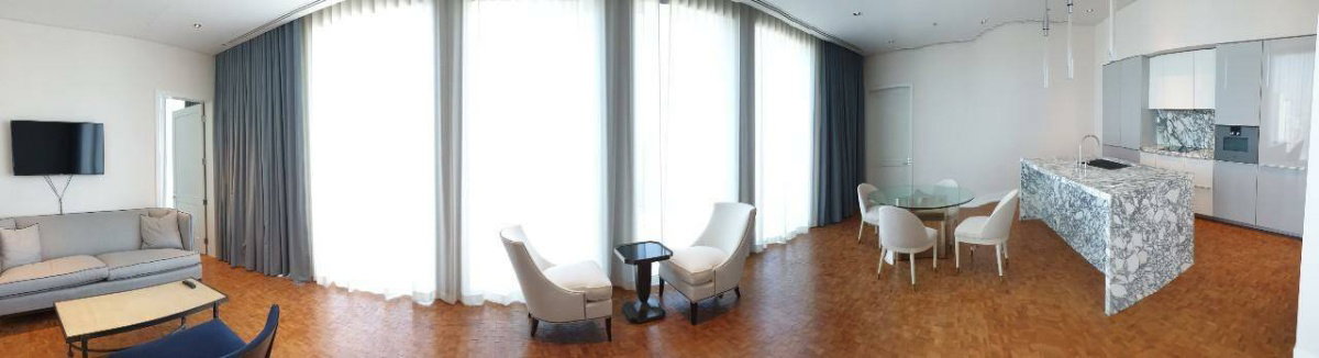 รูป ♦ Luxury style ♦ ชั้น 25++ 146.00 ตร.ม. | 2 ห้องนอน ตกแต่งครบ | ใกล้ BTS ช่่องนนทรี 2 นาที, คิง เพาเวอร์ มหานคร 3 นาที, ตรีนิตีมอลล์ 3 4 นาที - รูปที่ 10/19