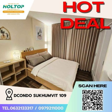 #Z1264 For rent Dcondo Sukhumvit 109
