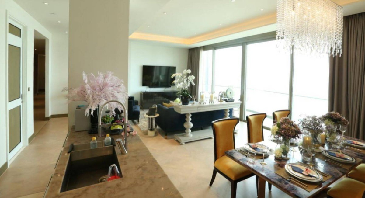 รูป ♦ Spacious ♦ ชั้น 40+ วิวแม่น้ำเจ้าพระยา | 3 ห้องนอน 228.88 ตร.ม. | คอนโดติดแม่น้ำเจ้าพระยา, Icon siam, BTS เจริญนคร - รูปที่ 6/16