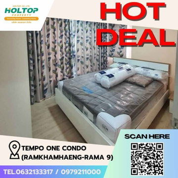 #Z1255 ให้เช่าคอนโด Tempo One Condo (Ramkhamhaeng-Rama 9)