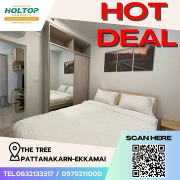 #Z1282 ให้เช่าคอนโด The Tree Pattanakarn-Ekkamai