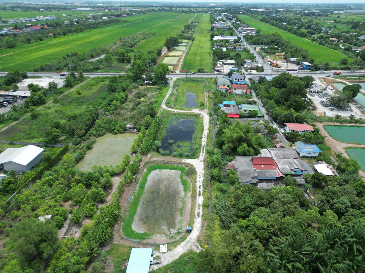 รูป ขายที่ดิน 39-0-40.9 ไร่ ติดถนนลำลูกกา (คลอง 9) จังหวัดปทุมธานี - รูปที่ 4/5