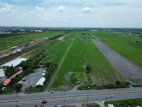 ขายที่ดิน 42-0-68.0 ไร่ ติดถนนลำลูกกา (คลอง 9) จังหวัดปทุมธานี