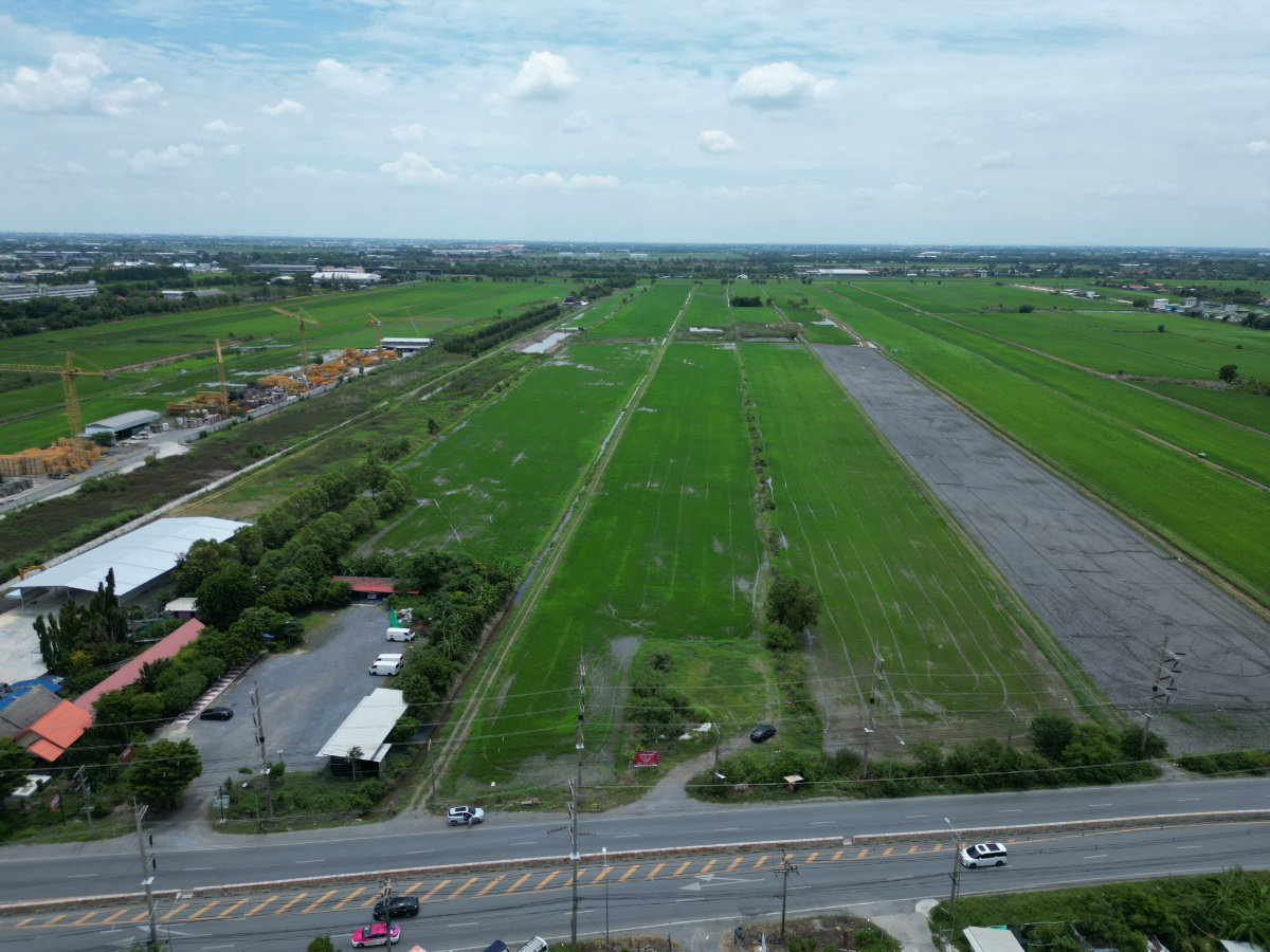 รูป ขายที่ดิน 42-0-68.0 ไร่ ติดถนนลำลูกกา (คลอง 9) จังหวัดปทุมธานี - รูปที่ 1/5