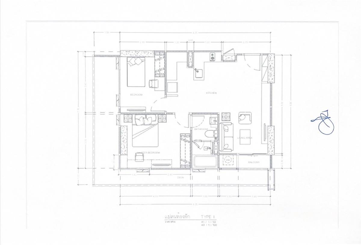 รูป คอนโด 2 ห้องนอน Sapphire Luxurious Condominium พระราม 3 ชั้น 25 (ID 1561692) - รูปที่ 3/12