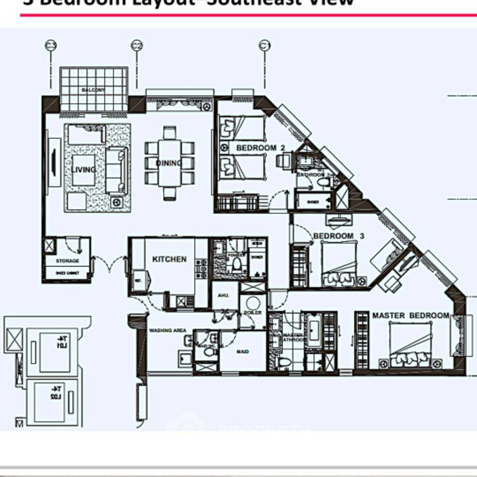 รูป คอนโด 3 ห้องนอน 178 ตร.ม. โครงการ All Seasons Mansion ใกล้ BTS เพลินจิต 300 ม. (ID 2172265) - รูปที่ 4/5