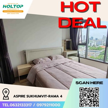 #R4988 Condo for rent Aspire Sukhumvit-Rama 4
