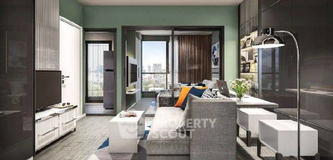 1-BR Condo In Blue Sukhumvit 89, 5th Floor Near BTS On Nut (ID 1346605)
