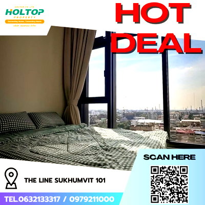 คอนโดให้เช่า : #R4979 ให้เช่าคอนโด THE LINE Sukhumvit 101 