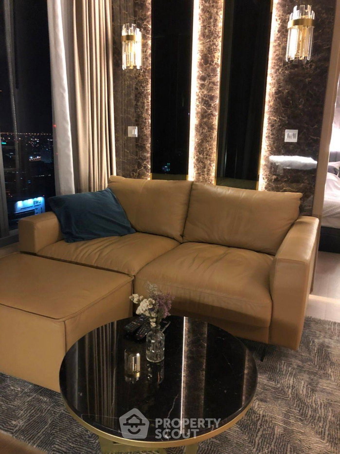 รูป 1 ห้องนอน ชั้นสูง 45 ที่ The Esse Asoke ขนาด 44 ตร.ม. ใกล้ MRT สุขุมวิท (ID 2106707) - รูปที่ 2/10