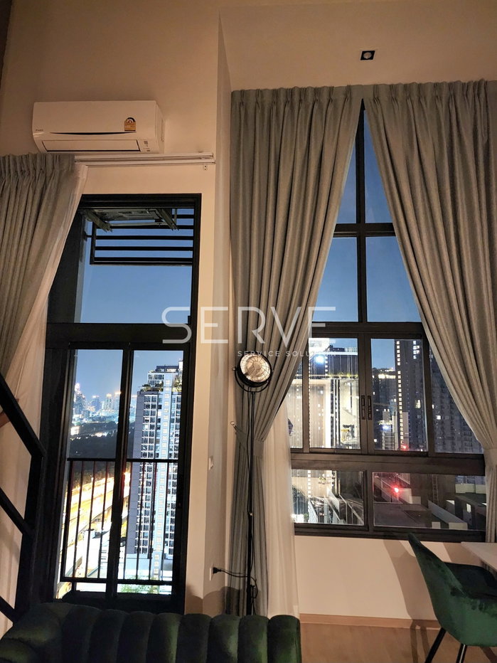 รูป 🔥ห้องDuplex 1นอน ไซส์ใหญ่ แต่งหรู เฟอร์จัดเต็มมาก คอนโดใหม่ ทำเลดีมาก เดินทางง่ายใกล้ MRT พระราม 9 @  Ideo Rama 9 Asoke - รูปที่ 2/6