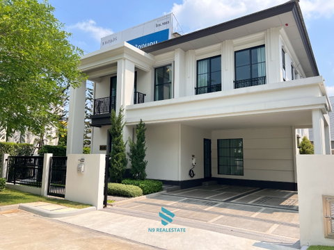 ขายบ้านตัวอย่างแต่งครบ ใกล้ สนามบินสุวรรณภูมิ เพียง 10 นาที เศรษฐสิริ บางนา สุวรรณภูมิ